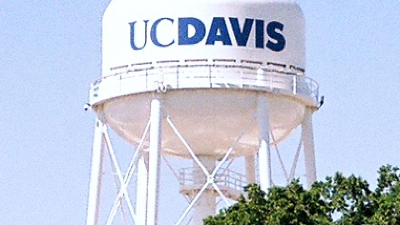 UC Davis water tower