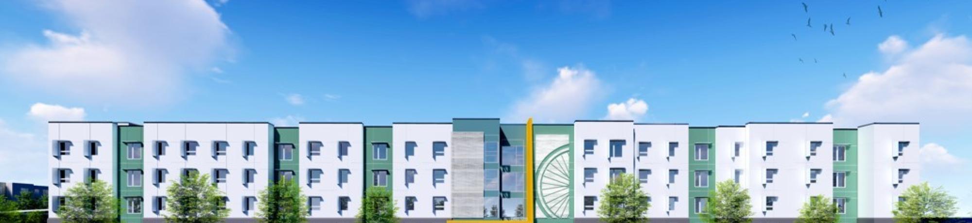 New undergrad apartments rendering